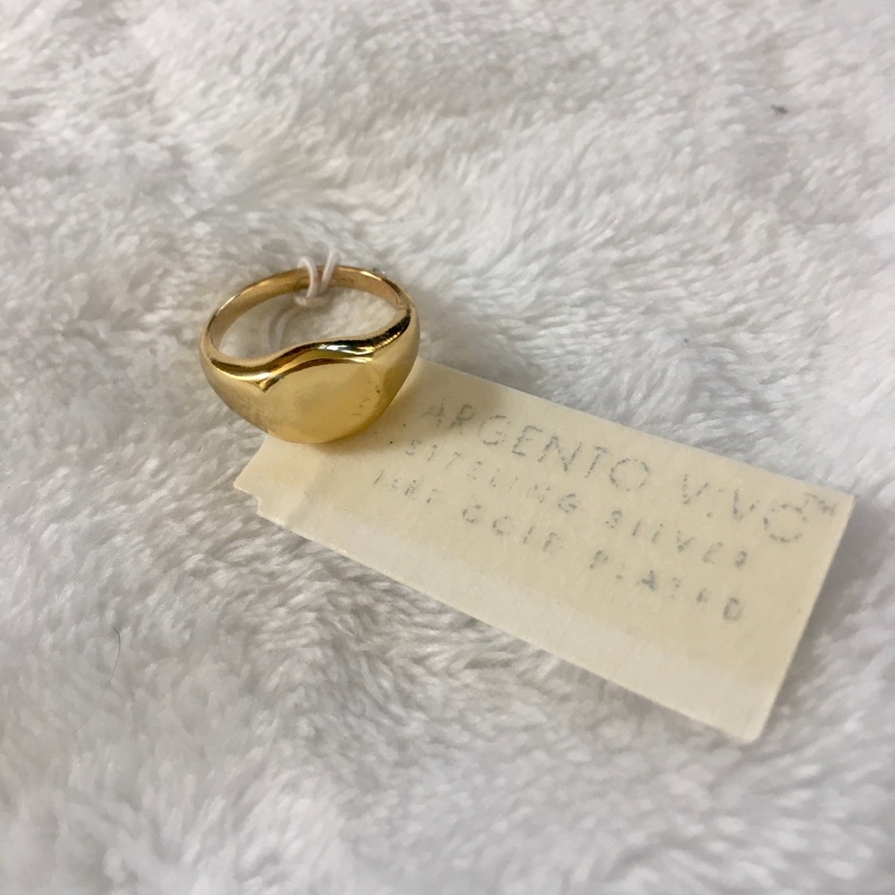 Argento Vivo signet ring